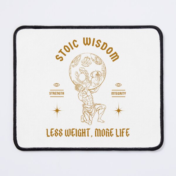 Item preview, Atlas of Stoicism: The Stoic Wisdom Emblem designed and sold by StoicWisdom.