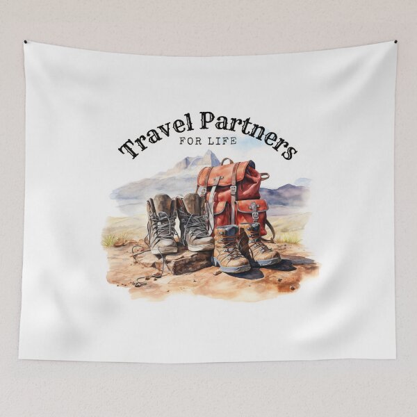 Item preview, Travel Partners For Life designed and sold by CrazyCrowFlight.