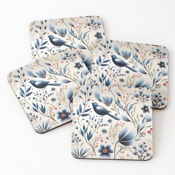 Item preview, Winter Blossoms & Birds: An Artistic Journey designed and sold by Hibiskusmond.
