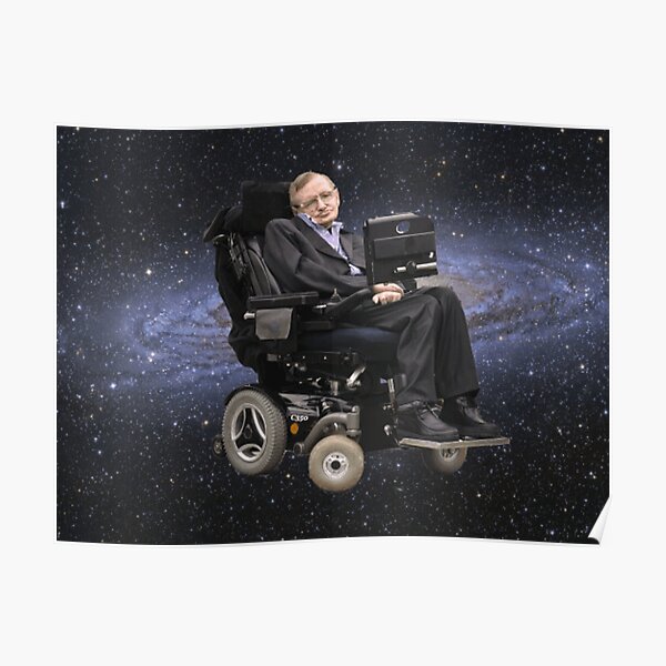 Rest In Peace Stephen Hawking Poster
