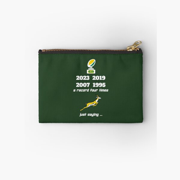 Item preview, South Africa supporter: winners 4 times just saying (white) designed and sold by SolidEarthArt.