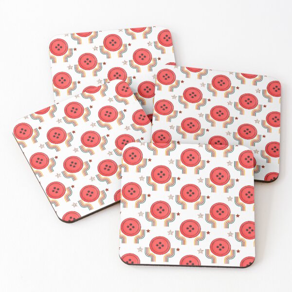 Item preview, Red Button Plate designed and sold by 5Tune.