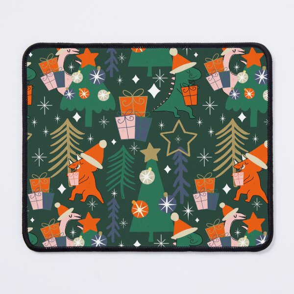 Item preview, Dinosaur Christmas Party Green designed and sold by susycosta.
