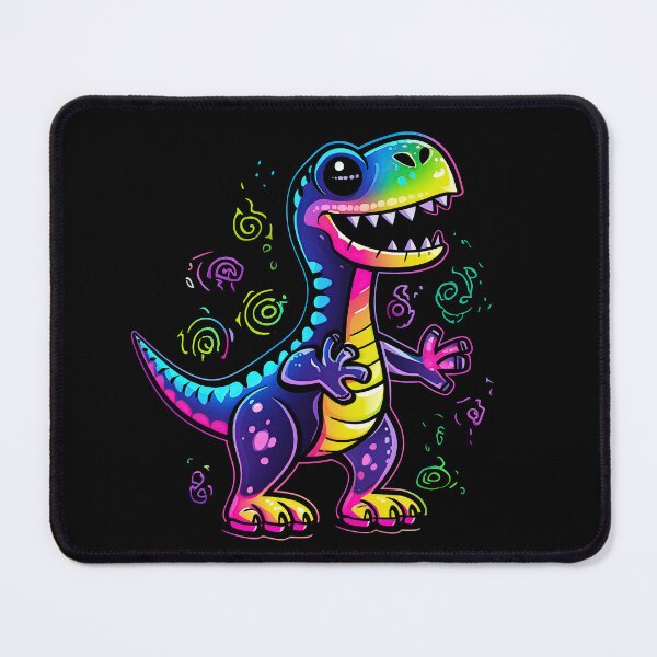 Artikelvorschau, Neongrooviger Dino-Tanz entworfen und verkauft von DenseColor.