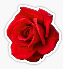 Red Rose Sticker
