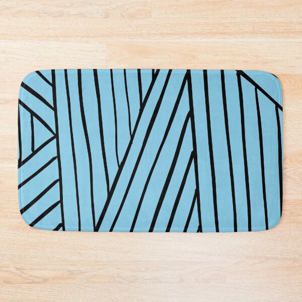 Item preview, Powder blue Brush Abstract Pattern. designed and sold by ARichArts.