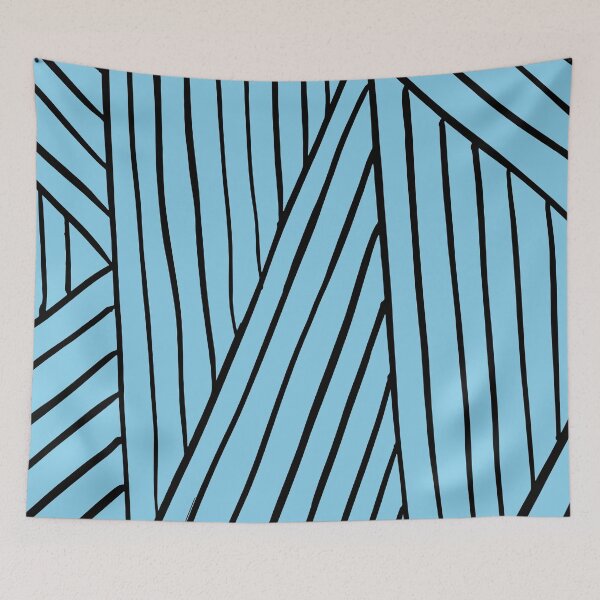 Item preview, Powder blue Brush Abstract Pattern. designed and sold by ARichArts.
