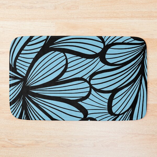 Item preview, Powder blue Brush Abstract Pattern. designed and sold by ARichArts.