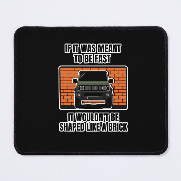 Item preview, If It Was Meant To Be Fast, It Wouldn't Be Shaped Like A Brick designed and sold by ZookiniYellow.