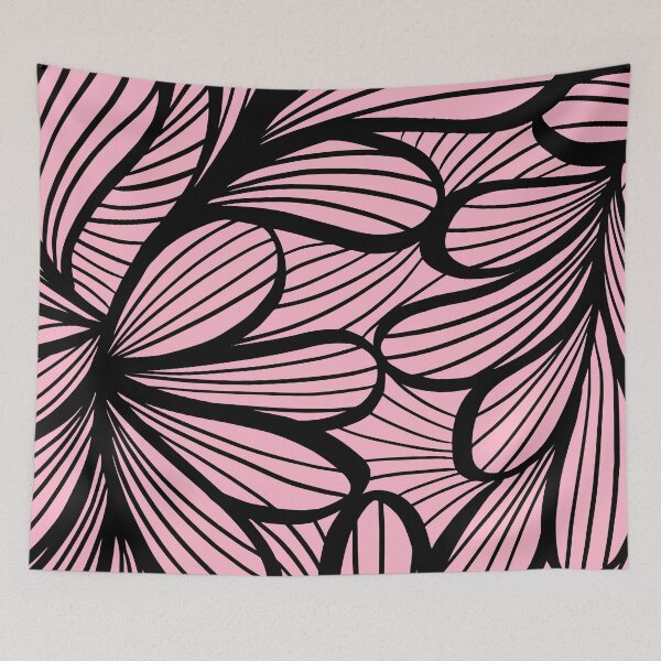 Item preview, Baby Pink Abstract Brush Pattern. designed and sold by ARichArts.
