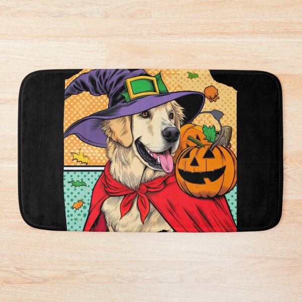Item preview, Witchy Golden Retriever Halloween designed and sold by Golden-Heaven.