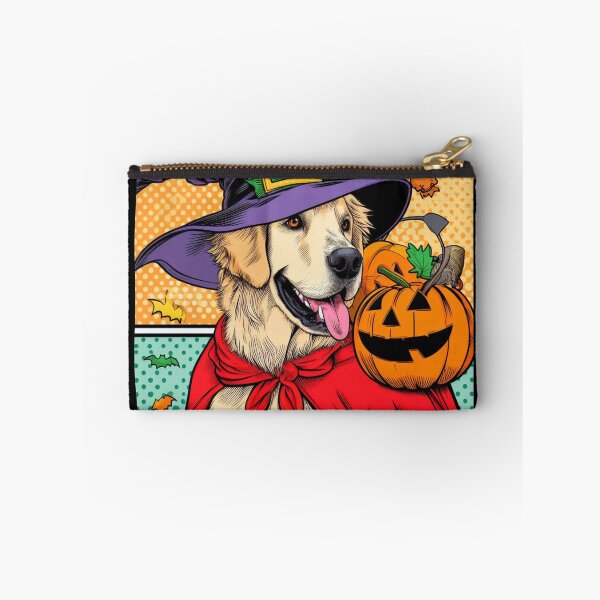 Item preview, Witchy Golden Retriever Halloween designed and sold by Golden-Heaven.