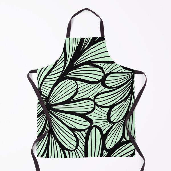 Item preview, Snowy Mint Abstract Brush Pattern. designed and sold by ARichArts.