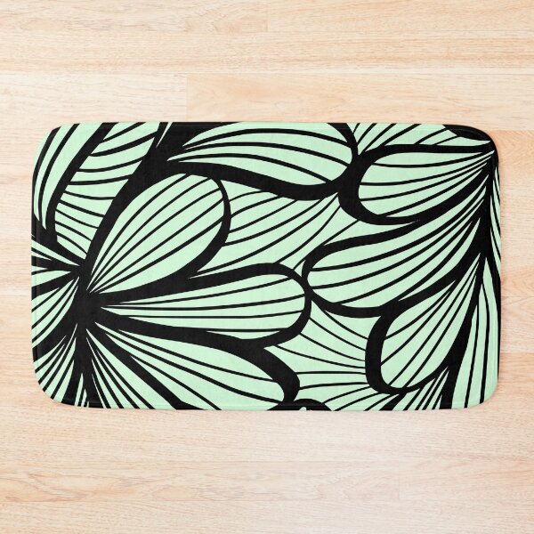 Item preview, Snowy Mint Abstract Brush Pattern. designed and sold by ARichArts.