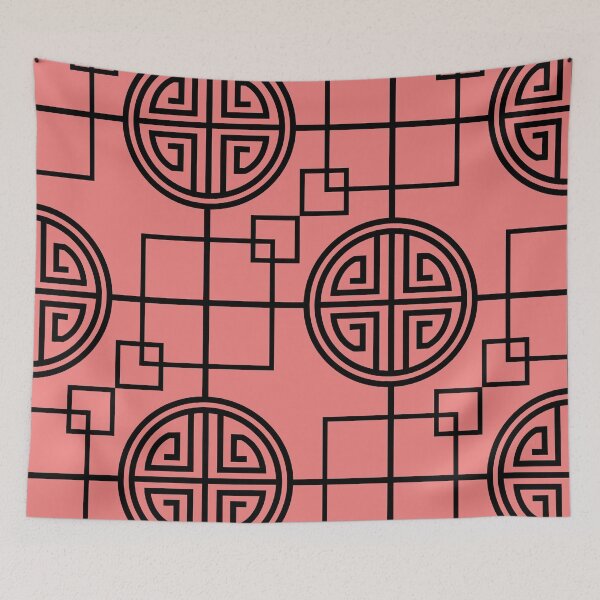 Item preview, Light Coral Geometric Abstract Pattern. designed and sold by ARichArts.