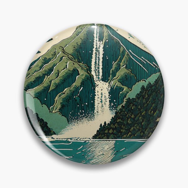 Item preview, Birthing Up High - A Contemporary Ukiyo-e Nature Landscape designed and sold by Kijiermono.
