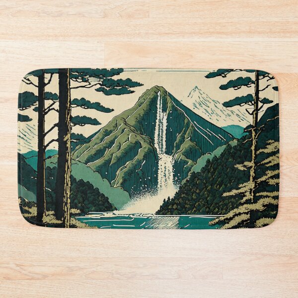 Item preview, Birthing Up High - A Contemporary Ukiyo-e Nature Landscape designed and sold by Kijiermono.