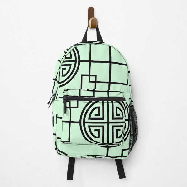 Item preview, Snowy Mint Geometric Abstract Pattern. designed and sold by ARichArts.