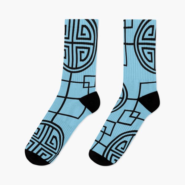 Item preview, Powder blue Geometric Abstract Pattern. designed and sold by ARichArts.