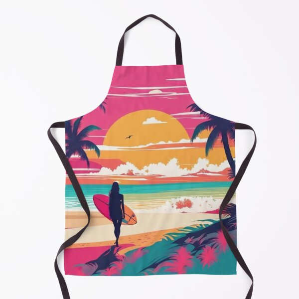 Item preview, Chica surfista al atardecer designed and sold by JackFreestone.