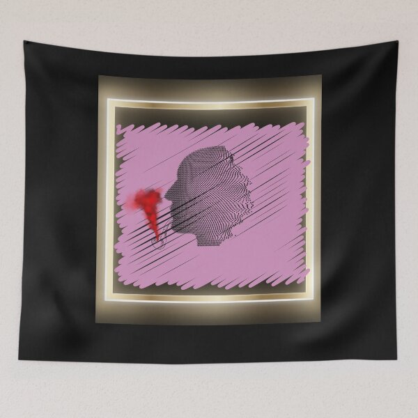 Item preview, man smoking a pipe designed and sold by Moris-shop.