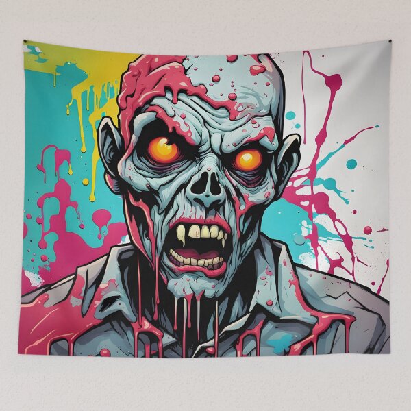 Item preview, Chaotic Undeath: Paint Drip Zombie designed and sold by javaoverride.