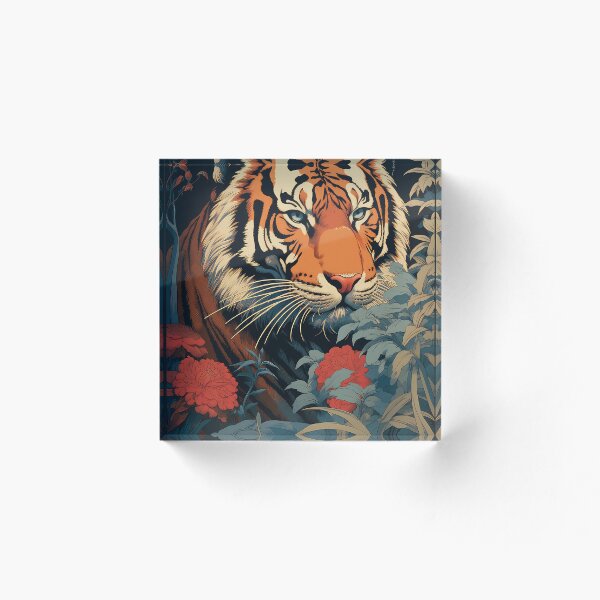 Item preview, Asian tiger, jungle designed and sold by TripleZ.