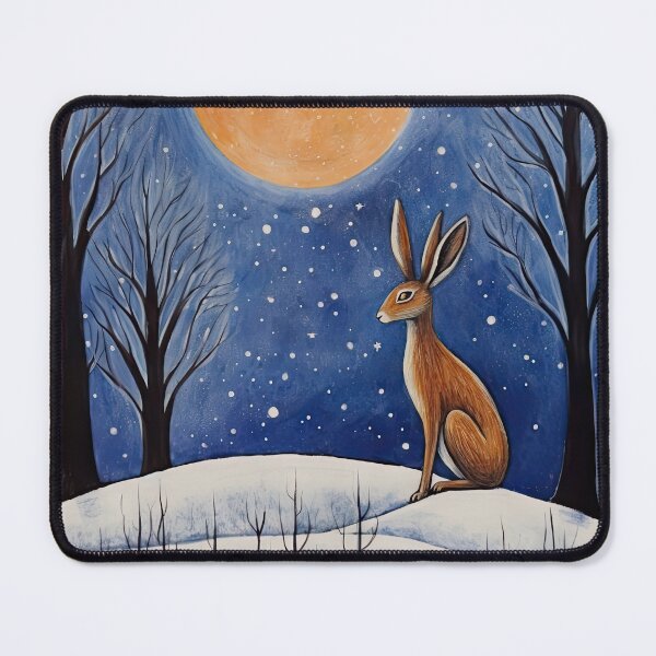 Item preview, Moonlit Reverie: The Hare's Serenity designed and sold by thewandswant.