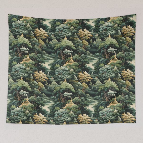 Item preview, Enchanting Himmapan Forest: Thai Traditional Art No.2 designed and sold by Laerguldir.