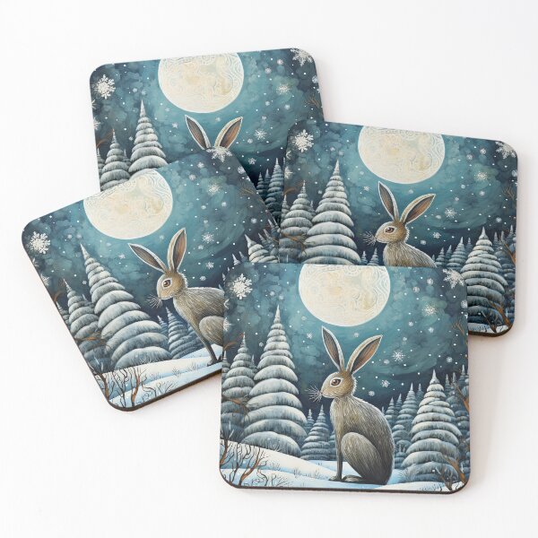 Item preview, Moonlit Reverie: The Hare's Serenity designed and sold by thewandswant.