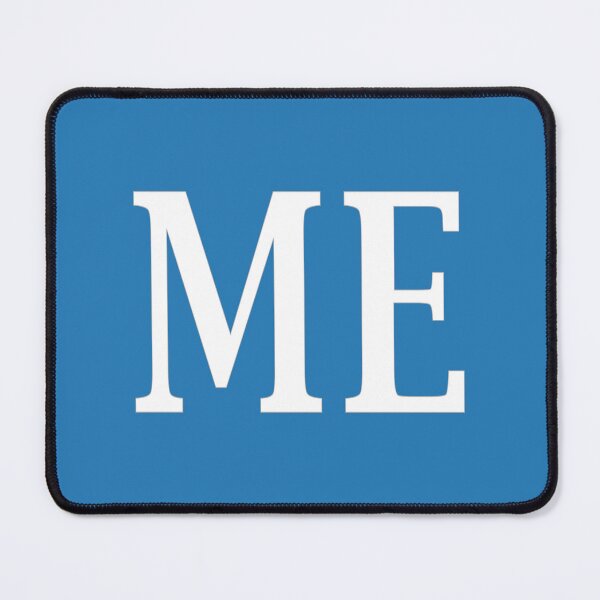 Item preview, ME Initials Monogram Elegant White Letters designed and sold by Jeallan Designs.