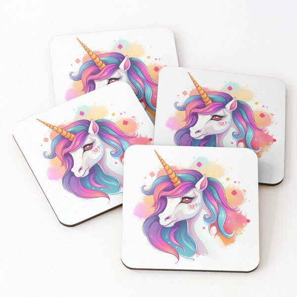 Item preview, Unicorn in white background designed and sold by ThechampArt.