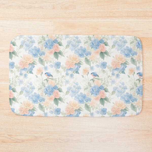 Item preview, Watercolor vintage decorative pattern.  Colorful Birds and flowers designed and sold by Victoria Riabov.