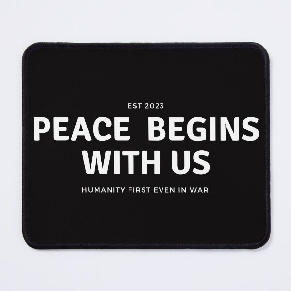 Item preview, PEACE BEGINS WITH US designed and sold by NEW-ART-TEAM.