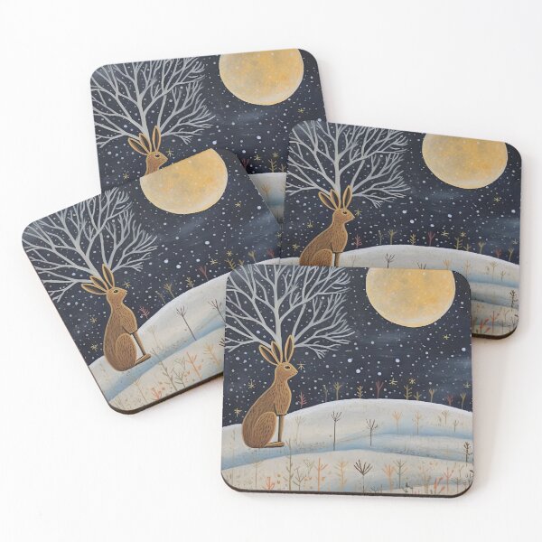 Item preview, Moonlit Reverie: The Hare's Serenity designed and sold by thewandswant.