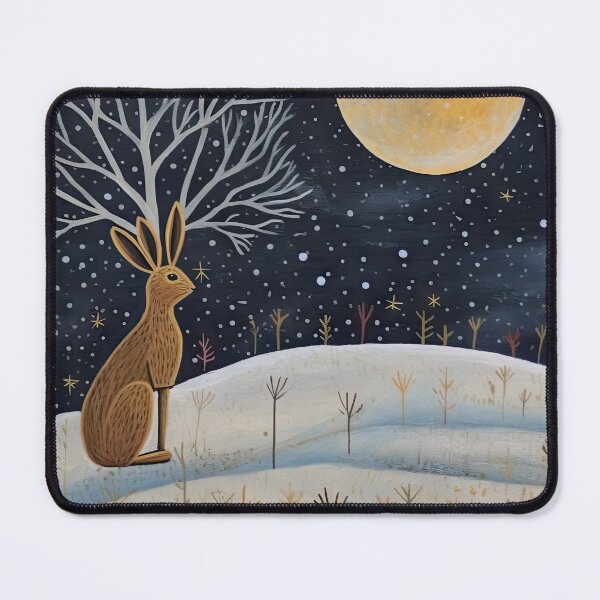 Item preview, Moonlit Reverie: The Hare's Serenity designed and sold by thewandswant.