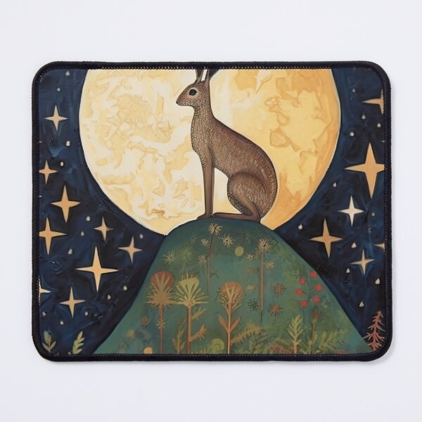 Item preview, Moonlit Reverie: The Hare's Serenity designed and sold by thewandswant.