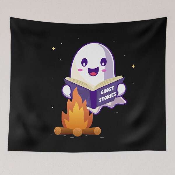 Item preview, Ghost stories - spooky Halloween funny ghost designed and sold by messy-nessie.