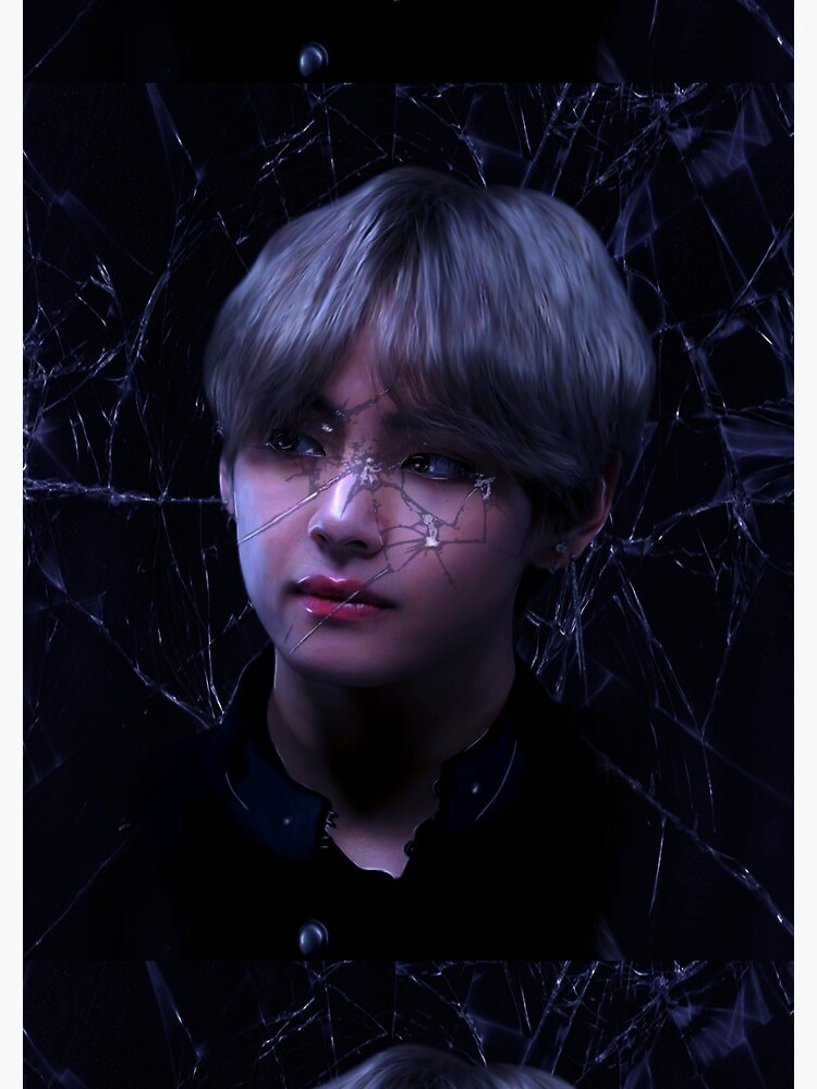 Bts Taehyung V Shattered Mirror Spiral Notebook