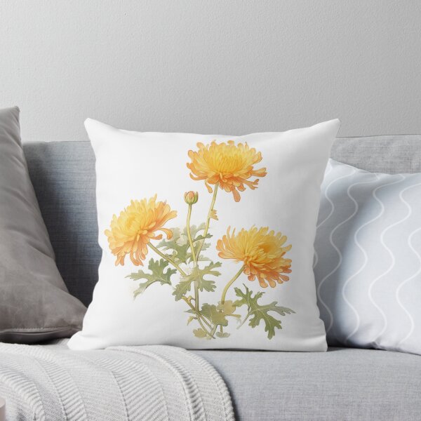 Item preview, Birth month flower Born in November botanical Chrysanthemum Birth Flowers gift designed and sold by OliveAndSnow.