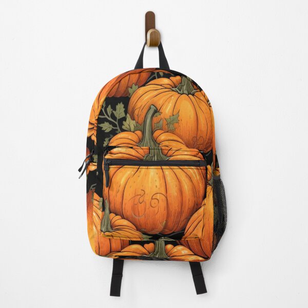 Item preview, Halloween orange pumpkin decoration pattern designed and sold by SmileshareShop.