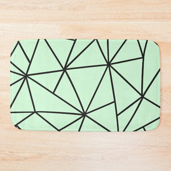 Item preview, Snowy Mint Geometric Abstract Pattern. designed and sold by ARichArts.