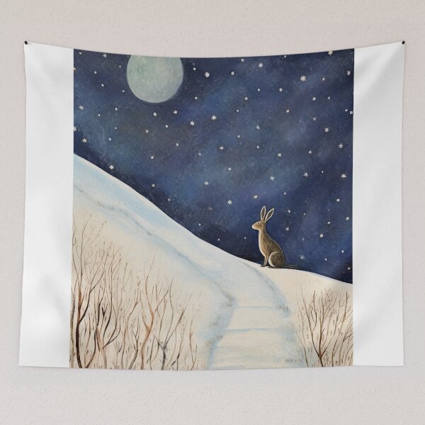 Item preview, Moonlit Reverie: The Hare's Serenity designed and sold by thewandswant.