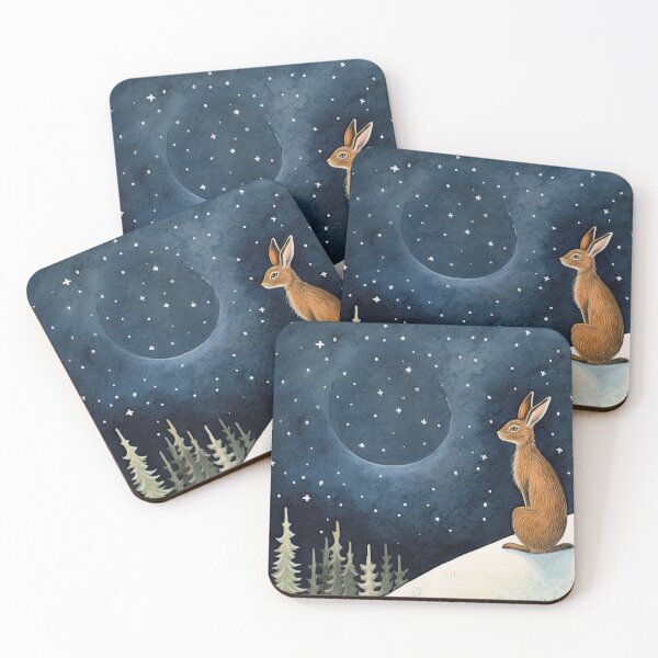 Item preview, Moonlit Reverie: The Hare's Serenity designed and sold by thewandswant.