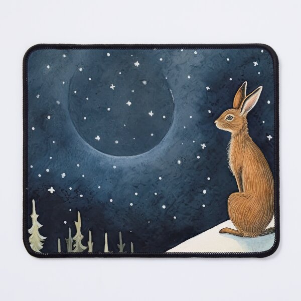 Item preview, Moonlit Reverie: The Hare's Serenity designed and sold by thewandswant.