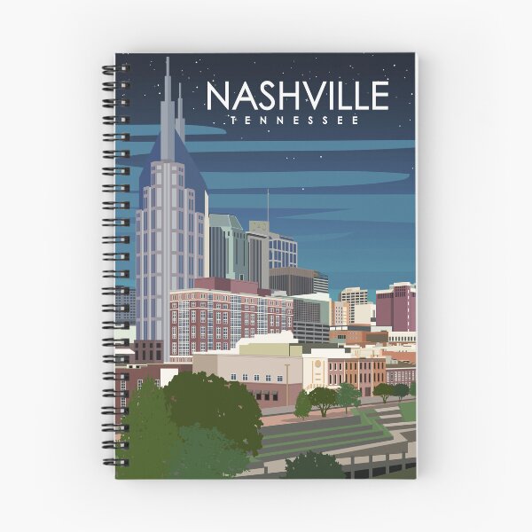 Item preview, Nashville Tennessee Usa City Travel Poster designed and sold by Stadify.