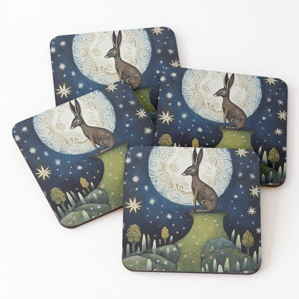 Item preview, Moonlit Reverie: The Hare's Serenity designed and sold by thewandswant.