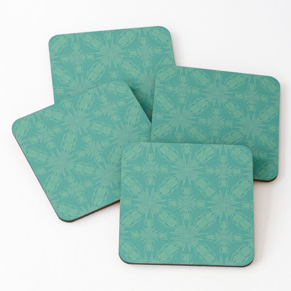 Item preview, Tulip Mosaic - Aquamarine designed and sold by Carina Parry Studios.