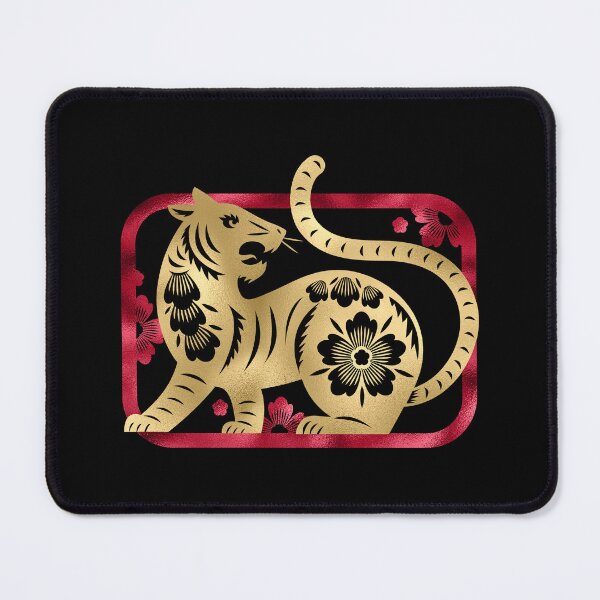 Item preview, Year of the Tiger | Happy Chinese New Year | Lunar New Year | Gold and Red designed and sold by StarryHeavens.