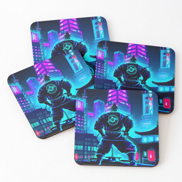 Item preview, Luminous Fusion: Samurai Cityscape designed and sold by Drake Lewdly.